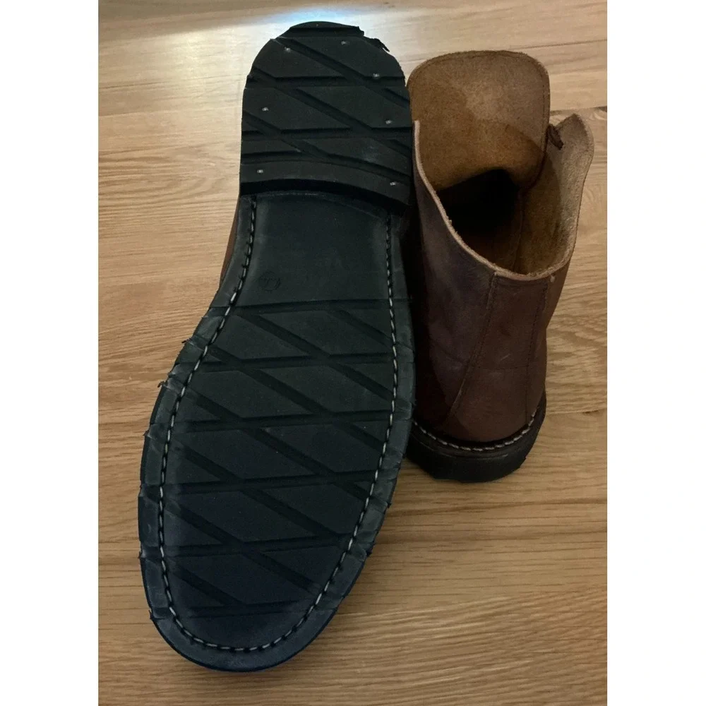By The Mountain Handmade Portuguese Leather Chukka Boots Brown EU 44 US‎ ~10